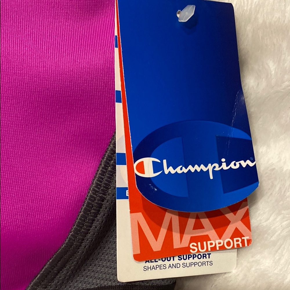 Champion Women's Purple Sports Bra - Picture 5 of 8